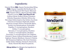 Organic First Infant Milk Powder (0 - 6 months) 800g