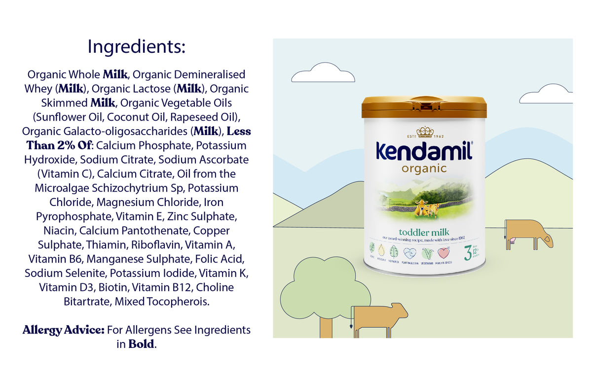 Organic Toddler Milk Powder (12 - 36 months) 800g – Kendamil Singapore