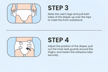 Load image into Gallery viewer, [Carton of 8 packs x 10pcs] Cotton Lane Adult Diaper Tape M / L / XL
